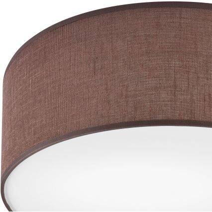 Kattovalo SIRJA 1xE27/60W/230V halk. 35 cm ruskea