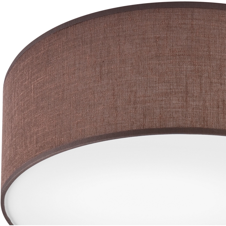 Kattovalo SIRJA 1xE27/60W/230V halk. 35 cm ruskea