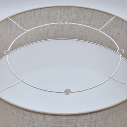 Kattovalo SIRJA 2xE27/60W/230V halk. 45 cm beige