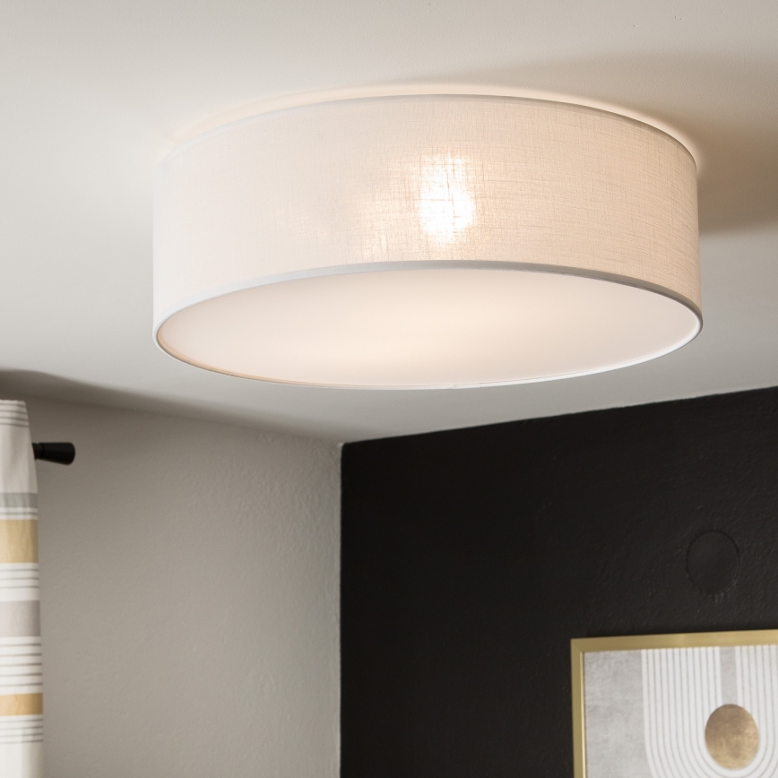 Kattovalo SIRJA 2xE27/60W/230V halk. 45 cm valkoinen