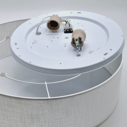 Kattovalo SIRJA 2xE27/60W/230V halk. 45 cm valkoinen