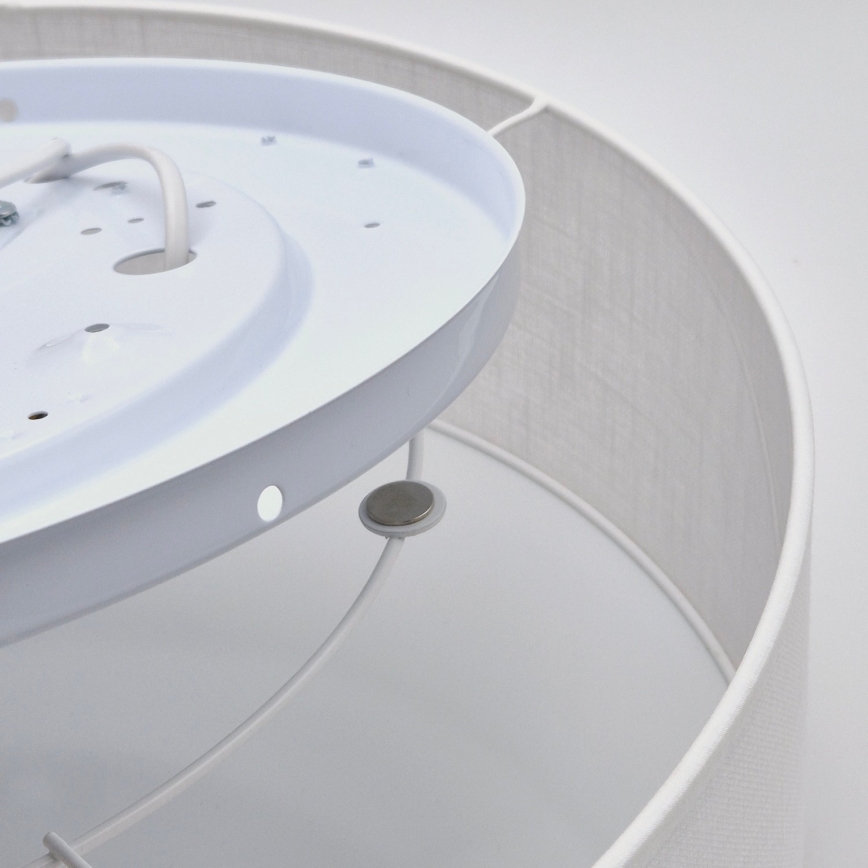 Kattovalo SIRJA 2xE27/60W/230V halk. 45 cm valkoinen