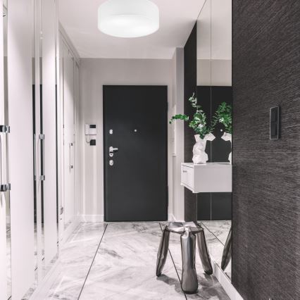 Kattovalo SIRJA DOUBLE 4xE27/15W/230V halkaisija 45 cm valkoinen