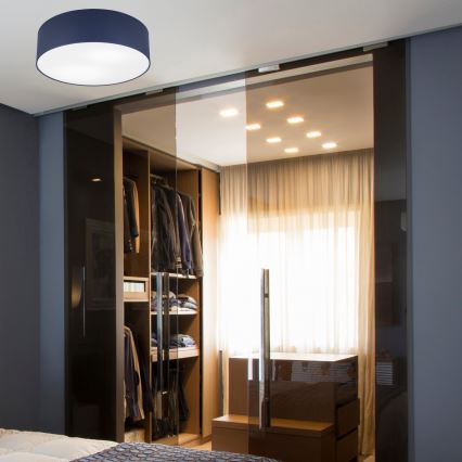 Kattovalo SIRJA PASTEL 2xE27/60W/230V halkaisija 45 cm tummansininen