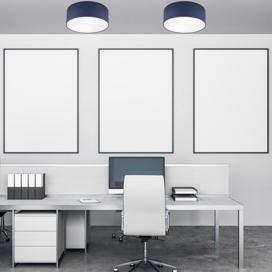 Kattovalo SIRJA PASTEL DOUBLE 2xE27/15W/230V halkaisija 35 cm tummansininen