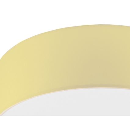 Kattovalo SIRJA PASTEL DOUBLE 4xE27/15W/230V halkaisija 45 cm keltainen
