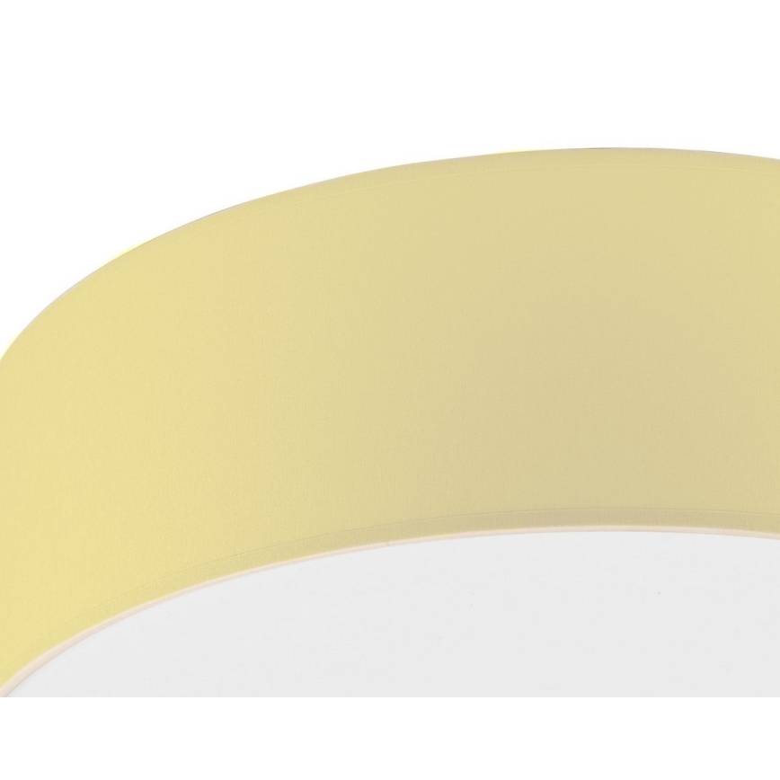 Kattovalo SIRJA PASTEL DOUBLE 4xE27/15W/230V halkaisija 45 cm keltainen