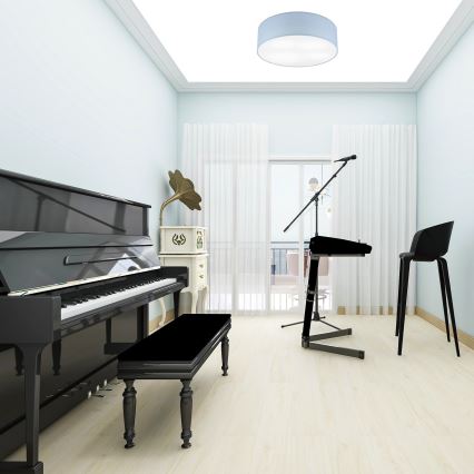 Kattovalo SIRJA PASTEL DOUBLE 4xE27/15W/230V halkaisija 45 cm sininen