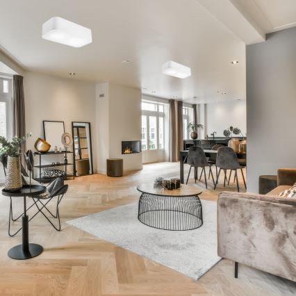 Kattovalo SIRJA SQUARE 2xE27/15W/230V valkoinen