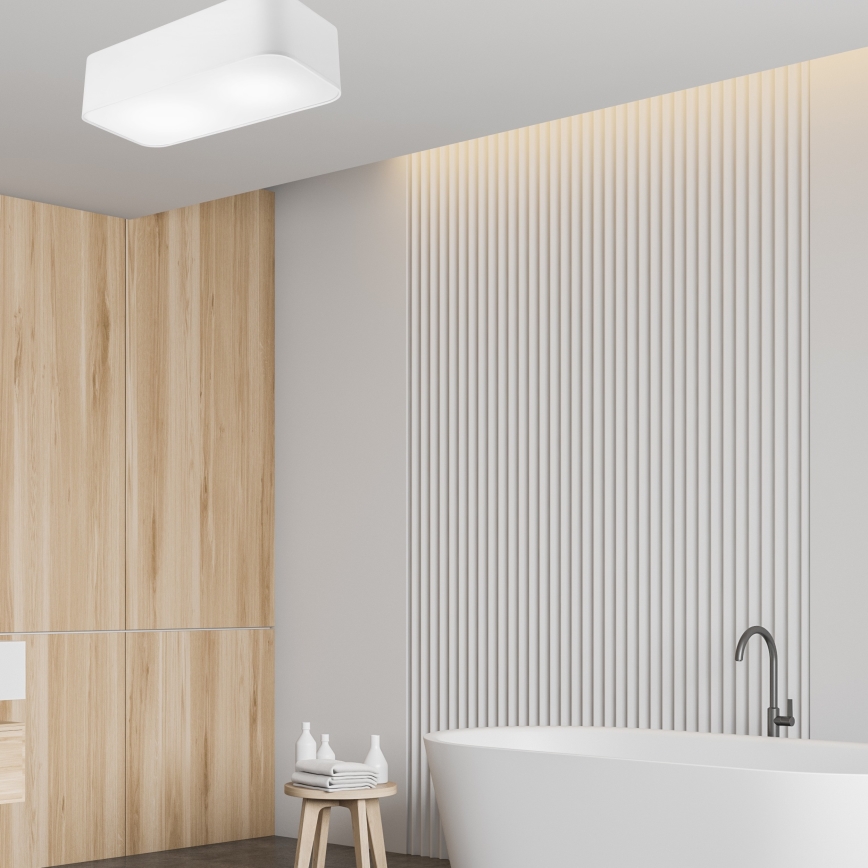 Kattovalo SIRJA SQUARE 2xE27/15W/230V valkoinen