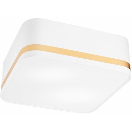 Kattovalo SIRJA SQUARE 2xE27/60W/230V 35x35 cm valkoinen