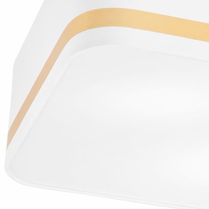 Kattovalo SIRJA SQUARE 2xE27/60W/230V 35x35 cm valkoinen