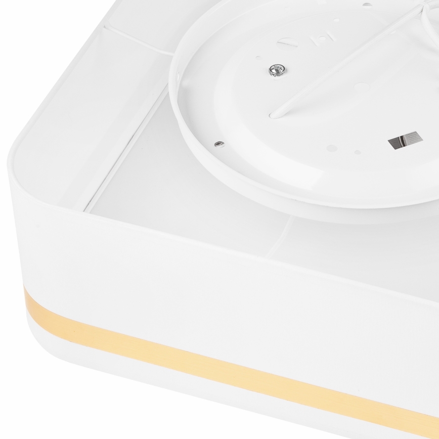 Kattovalo SIRJA SQUARE 2xE27/60W/230V 35x35 cm valkoinen