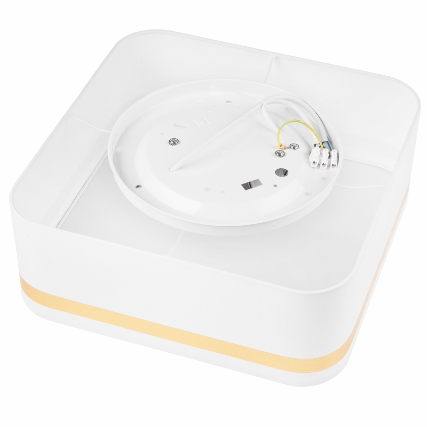 Kattovalo SIRJA SQUARE 2xE27/60W/230V 35x35 cm valkoinen