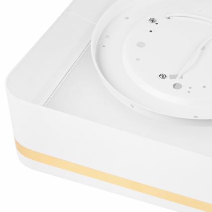 Kattovalo SIRJA SQUARE 4xE27/60W/230V 45x45 cm valkoinen