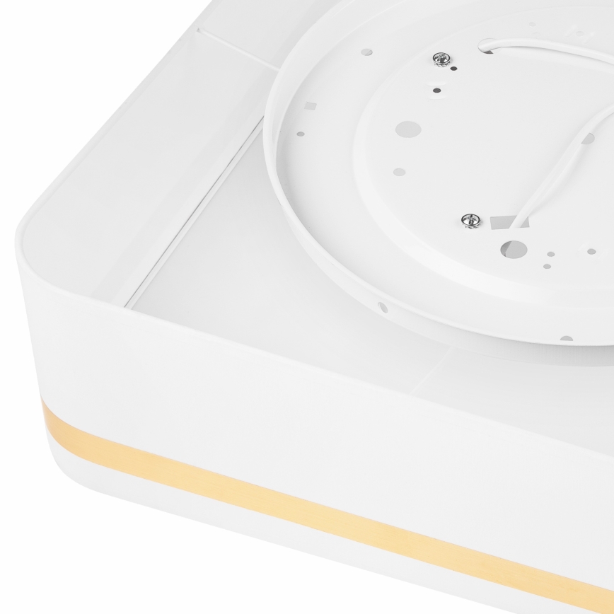 Kattovalo SIRJA SQUARE 4xE27/60W/230V 45x45 cm valkoinen