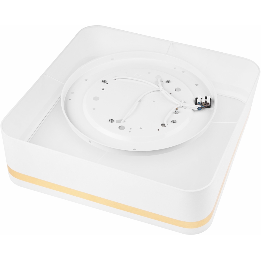 Kattovalo SIRJA SQUARE 4xE27/60W/230V 45x45 cm valkoinen