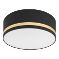 Kattovalo SIRJA STRIPE 2xE27/15W/230V halkaisija 35 cm musta