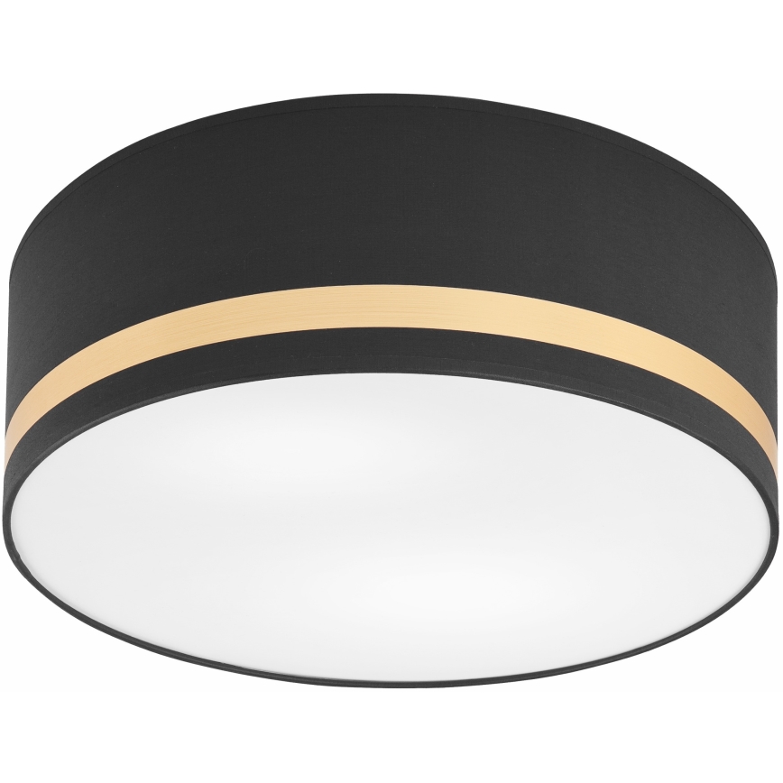 Kattovalo SIRJA STRIPE 2xE27/15W/230V halkaisija 35 cm musta