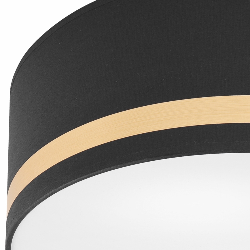 Kattovalo SIRJA STRIPE 2xE27/15W/230V halkaisija 35 cm musta