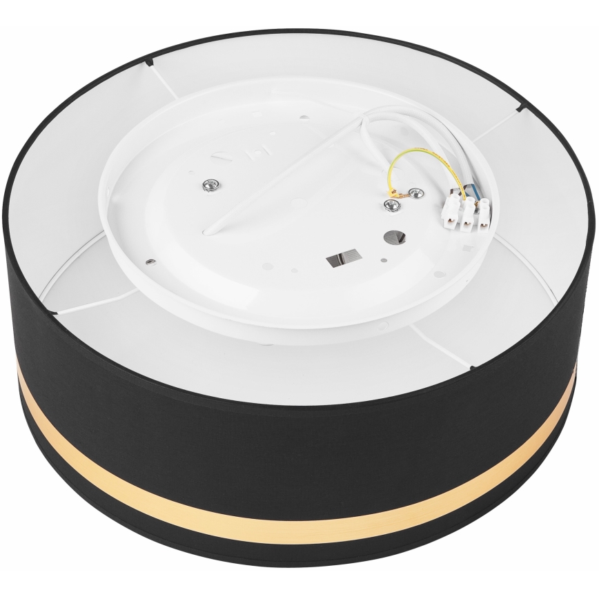 Kattovalo SIRJA STRIPE 2xE27/15W/230V halkaisija 35 cm musta