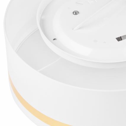 Kattovalo SIRJA STRIPE 2xE27/15W/230V halkaisija 35 cm valkoinen