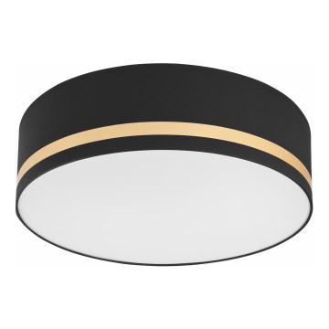 Kattovalo SIRJA STRIPE 4xE27/15W/230V halkaisija 45 cm musta