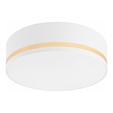 Kattovalo SIRJA STRIPE 4xE27/15W/230V halkaisija 45 cm valkoinen