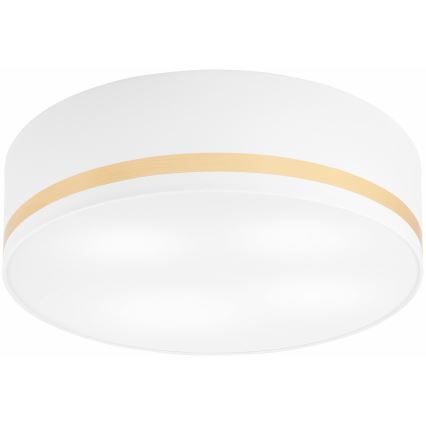 Kattovalo SIRJA STRIPE 4xE27/15W/230V halkaisija 45 cm valkoinen