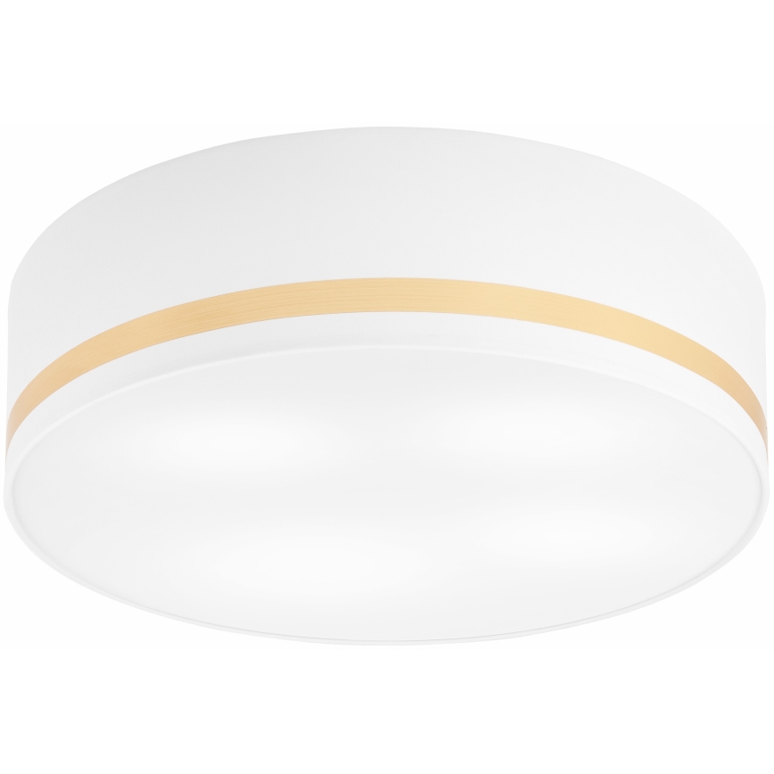 Kattovalo SIRJA STRIPE 4xE27/15W/230V halkaisija 45 cm valkoinen