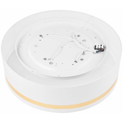 Kattovalo SIRJA STRIPE 4xE27/15W/230V halkaisija 45 cm valkoinen