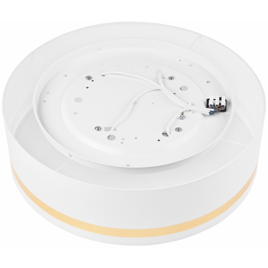 Kattovalo SIRJA STRIPE 4xE27/15W/230V halkaisija 45 cm valkoinen