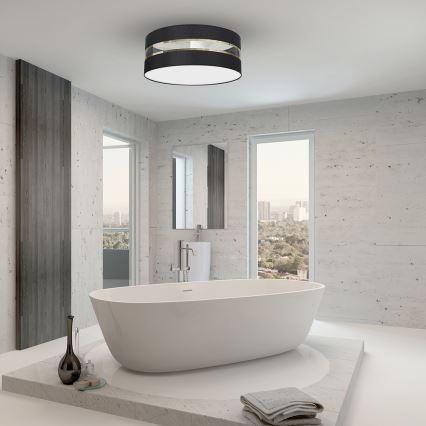 Kattovalo ULTIMO 2xE27/60W/230V musta