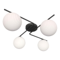 Kattovalo VESPA 4xE14/10W/230V musta/valkoinen