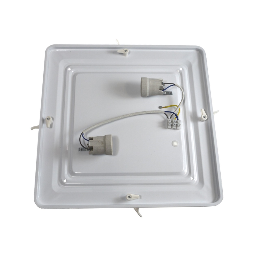 Kattovalo VITAL 2xE27/60W/230V mattakromi