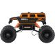Kauko-ohjattava auto Rock Climber musta/oranssi