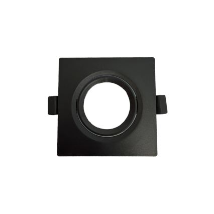 Kehys upotettavalle GU10-valaisimelle 9×9 cm, musta