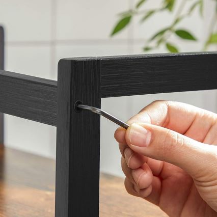 Keittiöhylly MARGE, musta