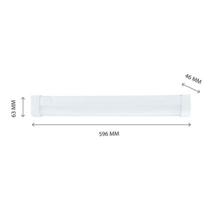 Keittiökaappien alla oleva LED-valo AQUATICA LED/15W/230V 3000K IP44