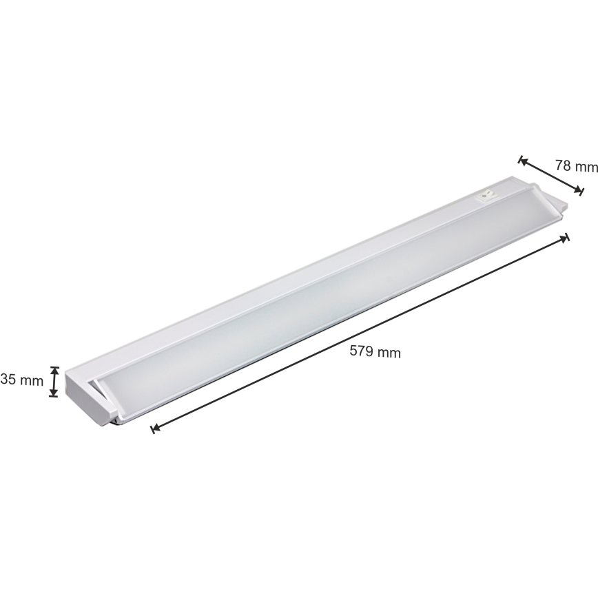 Keittiökaappien alla oleva LED-valo LED/10W/230V valkoinen