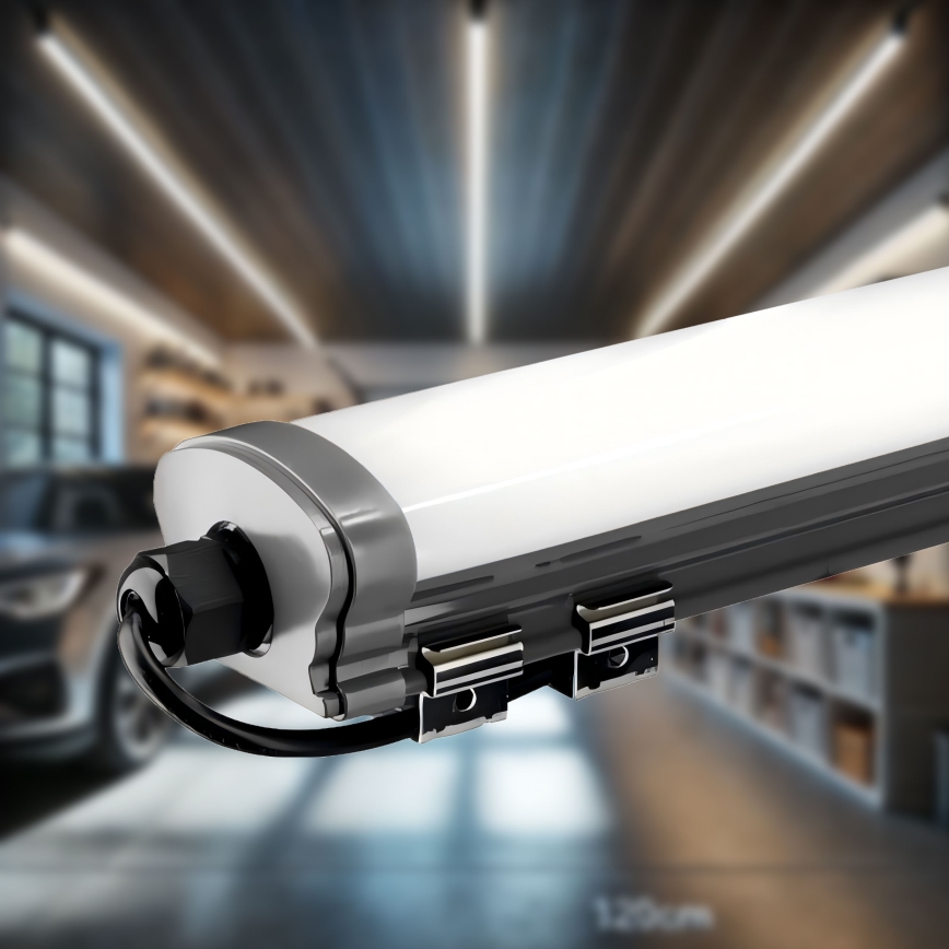 Keittiökaappien alla oleva LED-valo LED/60W/230V 6000K 120 cm IP65 musta