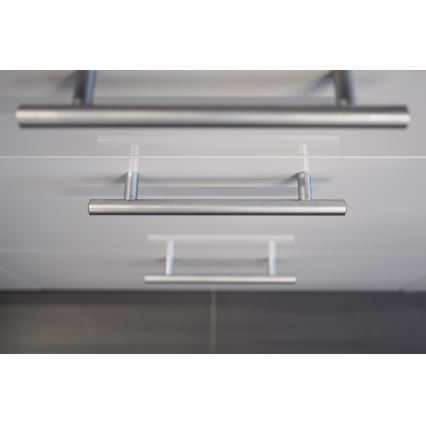 Keittiökaluste CELESTE 240 cm, kiiltävän valkoinen