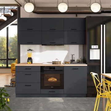 Keittiökaluste ELISE 180 cm grafiitti