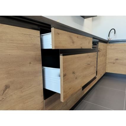 Keittiökaluste MARINA 240 cm craft-tammi