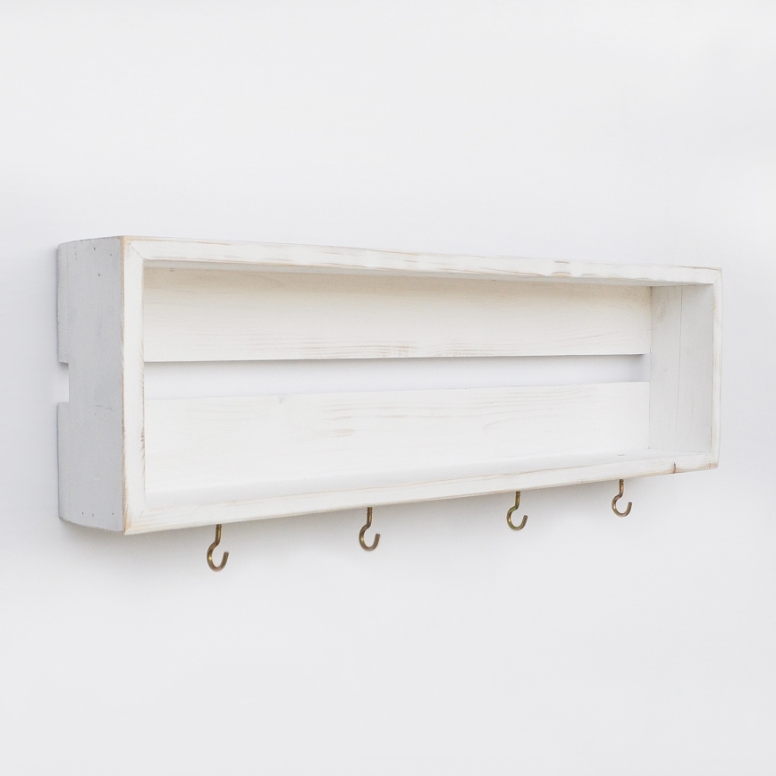 Keittiön seinähylly 21x70 cm kuusi valkoinen