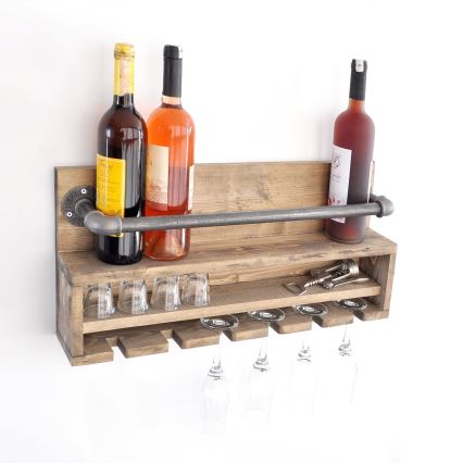 Keittiön seinähylly BORU 28x60 cm kuusi/mänty