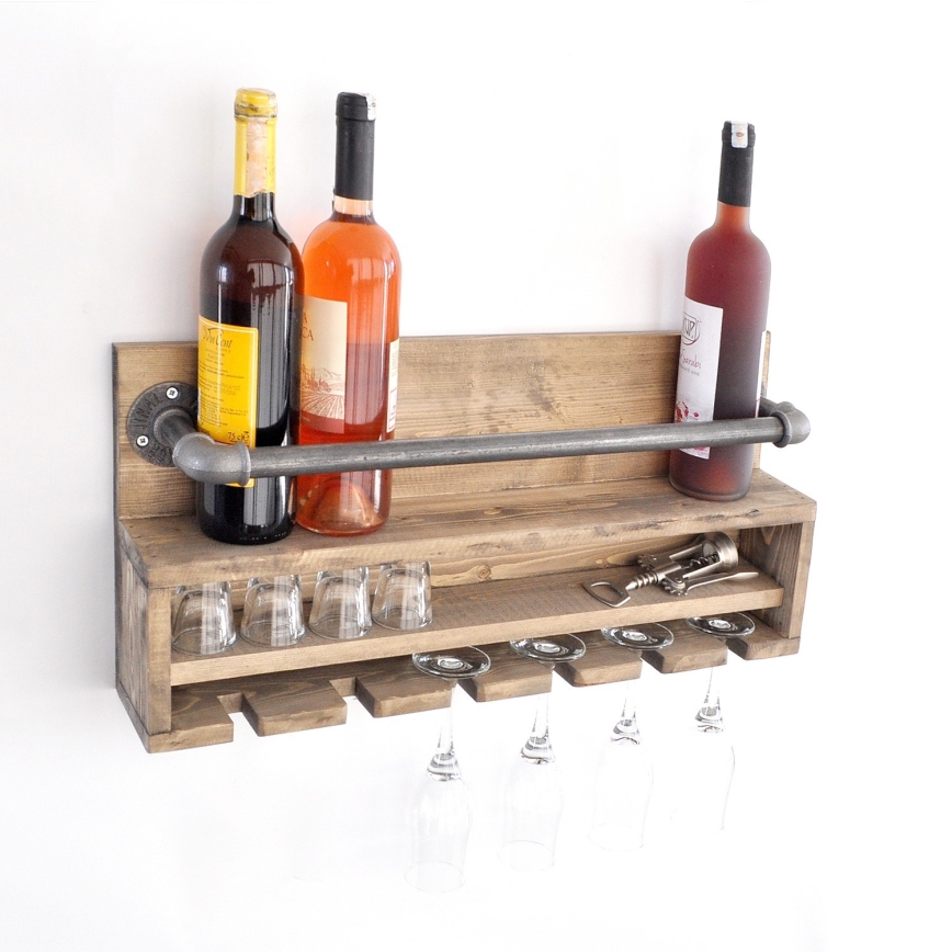 Keittiön seinähylly BORU 28x60 cm kuusi/mänty