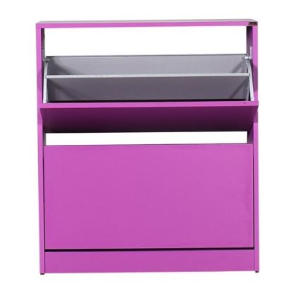 Kenkäkaappi 84x73 cm violetti