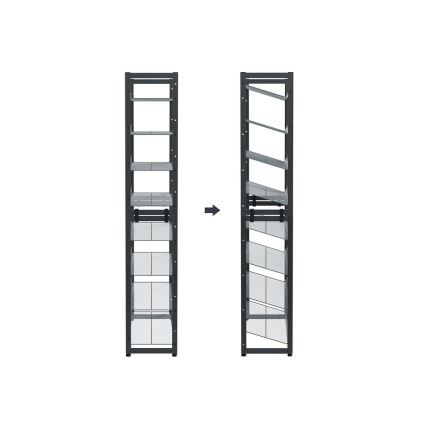 Kenkäkaappi ALVORO harmaa