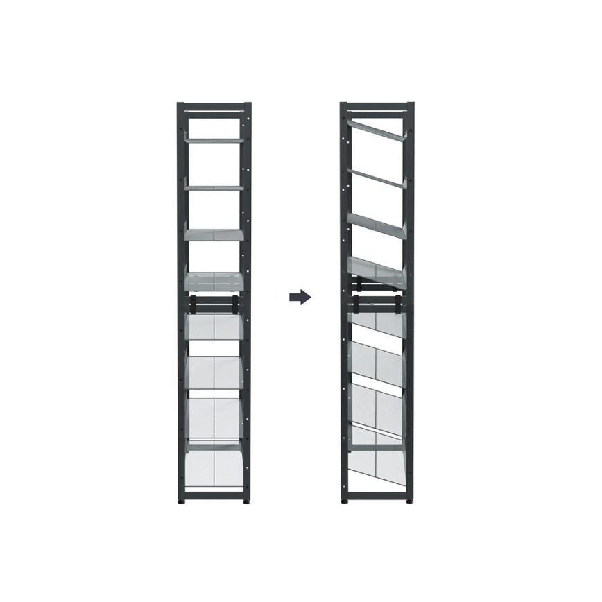 Kenkäkaappi ALVORO harmaa